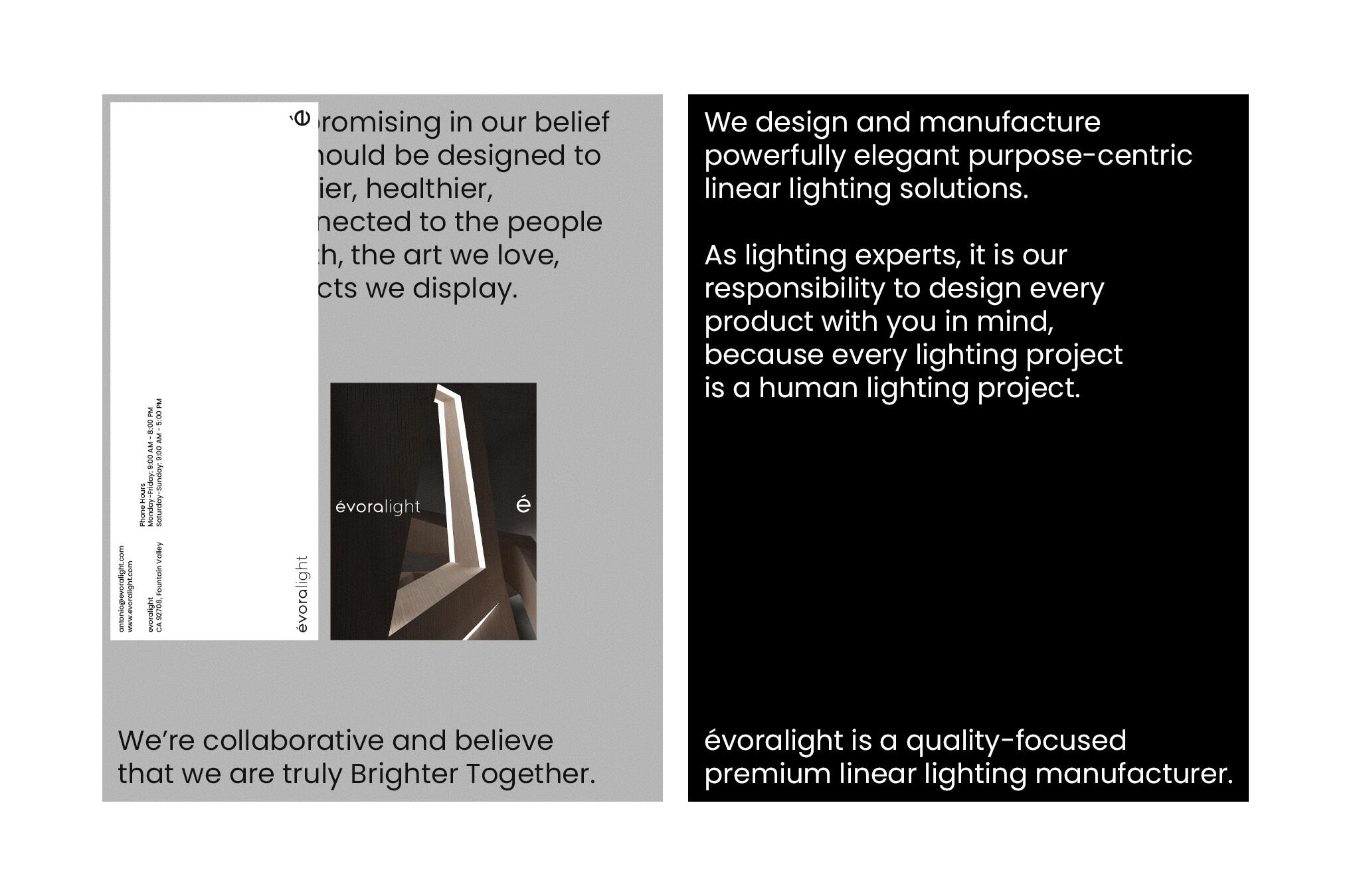 évoralight • brand identity